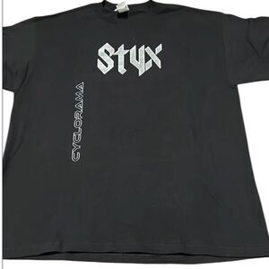 NWOT vintage 2003 Styx cyclorama tour T-shirt mens size XL
